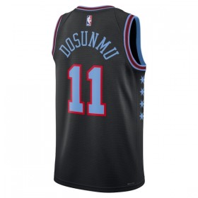 Muške NBA Dres Chicago Bulls Ayo Dosunmu Nike 2025-26 City Edition Crno Swingman